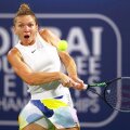 Simona Halep în meciul cu Aryna Sabalenka, de la Dubai, foto: Guliver/gettyimages