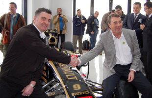 Campionul Mondial de F1, Nigel Mansell a venit la Bucureşti alături de Martin Donnelly