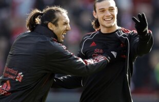 Carroll debutează în Europa pentru Liverpool în meciul cu Braga