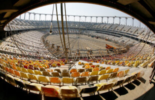 Aşa arată stadionul "Naţional Arena" astăzi. Termenul de finalizare este în mai