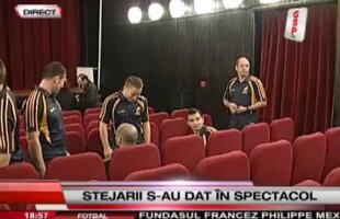 VIDEO / "Stejarii" au fost la teatru înainte de meciul cu Spania