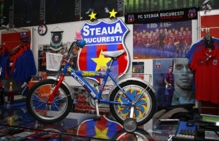 Roş-albaştrii prind viteză pedalînd » Astăzi s-a lansat bicicleta Steaua