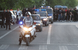 Jandarmeria ia măsuri: Peste 400 de jandarmi vor asigura liniştea la meciul Steaua-Rapid