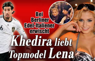 FOTO Khedira în mrejele unei blonde! Mijlocaşul Realului e îndrăgostit de top-modelul german Lena Gercke