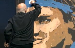 Genial :O » Un artist a avut nevoie de patru minute pentru a-l picta pe Federer