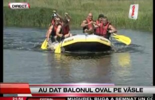 VIDEO / Rugbiştii români au lăsat balonul oval pentru VÎSLE