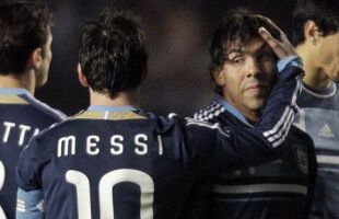 Argentina vine la Bucureşti cu rezervele: Tevez, Milito, Cambiasso şi Zanetti rămîn "acasă"