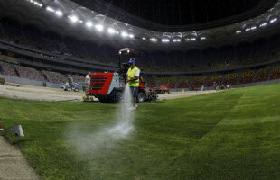 Gazonul de pe "National Arena" a fost montat aproape în întregime