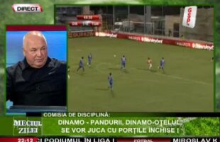 VIDEO / Tică Dănilescu: "Avem nevoie de suporteri, fără ei fotbalul e un spectacol de surdomuţi"