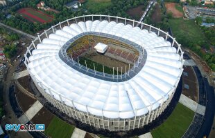 Imagini spectaculoase cu noul stadion National Arena văzut din elicopter!