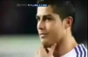 VIDEO / "Frumuşelul" Ronaldo, luat la mişto de suporterii Barcelonei :)