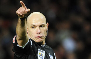 România - Franţa va fi condus de Howard Webb, arbitrul din finala Mondialului de anul trecut