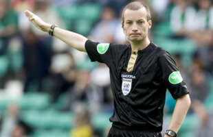 Oţelul va fi arbitrată la Basel de scoţianul care a condus CFR - Roma 1-1