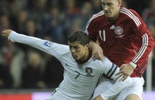 Duelul serii în preliminariile Euro 2012: Danemarca - Portugalia!