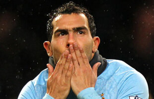 Tevez vrea să-l atace în justiţie Mancini pentru amenda de de 1,15 mil. de eur