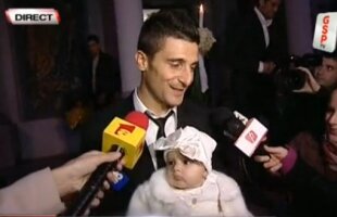 VIDEO » Chivu, naş la Nico! Cristi Chivu i-a botezat fetiţa lui Daniel Niculae