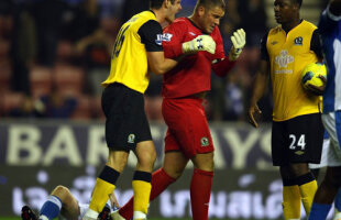 VIDEO Ce norocoşi! Portarul lui Blackburn a obţinut în ultimul minut penalty-ul care a decis scorul cu Wigan