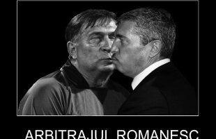 Arbitrii fac praf meciurile din Liga 1, dar campania "Fără ură" a ajuns şi în arbitrajul românesc :D