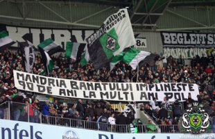 Gladbach, alături de Poli! » Banner superb dedicat de nemţi echipei bănăţene