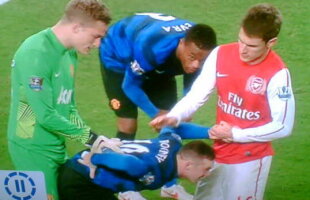 FOTO şi VIDEO Două lucruri pe care nu le-ai văzut în Arsenal - United :D