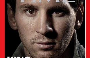 Messi e primul fotbalist care apare pe coperta revistei Time » Timpul Regelui