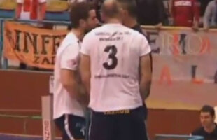 VIDEO Un arbitru a fost la un pas să fie linşat la meciul de volei Unirea Dej – Remat Zalău