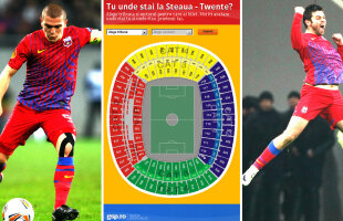 Mergi la Steaua - Twente? Vezi unde vor sta prietenii tăi!