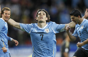 Uruguay atacă România cu tripleta de aur Forlan-Cavani-Suarez