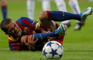 VIDEO » Alves, cel mai bun actor! Simularea sa din El Clasico a ajuns celebră