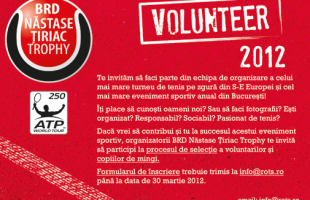 Vrei să fii voluntar la BRD Năstase Ţiriac Trophy?