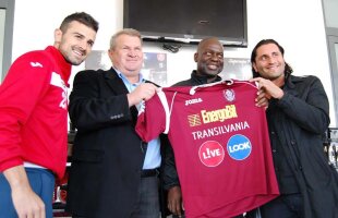 FOTO » Fostul atlet Ben Johnson le-a făcut o vizită celor de la CFR Cluj