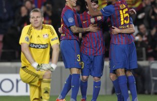 VIDEO & FOTO Barcelona - Leverkusen 7-1. APOEL produce surpriza şi o elimină pe Lyon la penalty-uri!