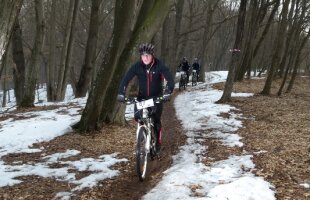 Cicliştii au alungat iarna la Argeş Winter Race