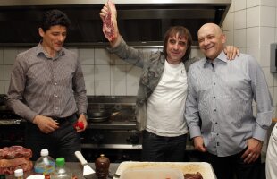 FOTO Belo şi Balint fac o avancronică culinară a prezenţei lui Bilbao în finală: ”Mănîncă vită şi beau vin”