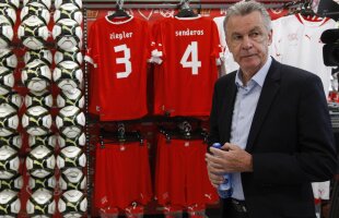 Hitzfeld: ”Ar fi o greşeală să subestimăm România. Îmi pare rău că nu va fi şi Mutu pe teren”