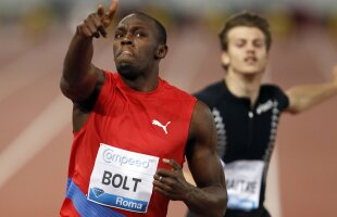 VIDEO » Rămîne învincibil » Usain Bolt a făcut spectacol în cursa de la Roma