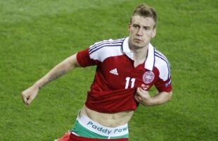 Bendtner suspendat şi amendat după reclama ilegală de la EURO 2012