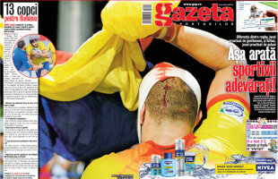 Gazeta celebrează eroismul de la rugby şi ironizează aventurile fotbaliştilor juniori