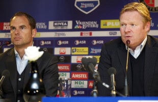 Doi pe loc! » Frank de Boer sau Ronald Koeman? Unul dintre ei va fi pe banca Olandei contra "tricolorilor"