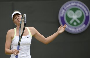 Imaginea zilei la Wimbledon » Şarapova şi atacul prosoapelor :D