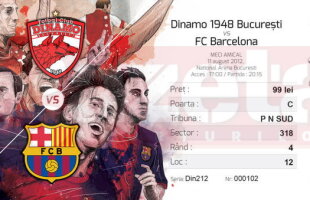 Află de unde îţi poţi achiziţiona bilete la superamicalul Dinamo-Barcelona şi cît costă un tichet! Catalanii au confirmat pe site-ul oficial partida!