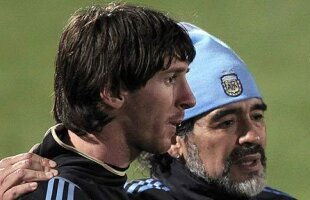 ”Maradona avea mingea cusută de picior, Messi o are în interior” :O