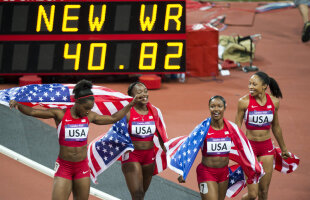 US Air Fource » Patru americance au doborît un record mondial ce rezista de 27 de ani la 4x100 m