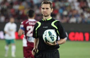 Brigăzi de arbitri din România la meciurile din Europa League şi preliminariile Campionatului Mondial din 2014