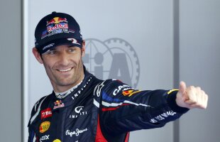 Mark Webber, primul pe grila de start a Marelui Premiu al Coreei de Sud