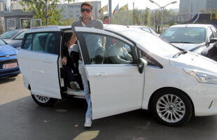 Motivaţi cu maşini » Rapidiştii au testat ieri noile maşini Ford B-Max