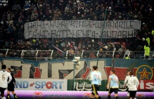 Banner ironic pentru rivalele Stelei » "Ghencea +10, Ştefan cel Mare -14° C, Giuleşti -18° C" :D