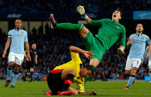 VIDEO City Hero! » Pantilimon a închis poarta lui Man. City la 3-0 cu Watford