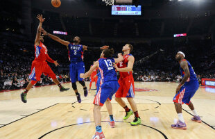 FOTO West side story » În spectaculosul All Star Game, echipa Vestului a învins ”rivala” din Est (143-138)