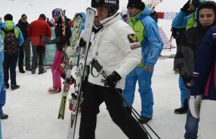 GALERIE FOTO Fotbalul s-a mutat pe pîrtia FOTE » Spectator surpriză la slalom mixt